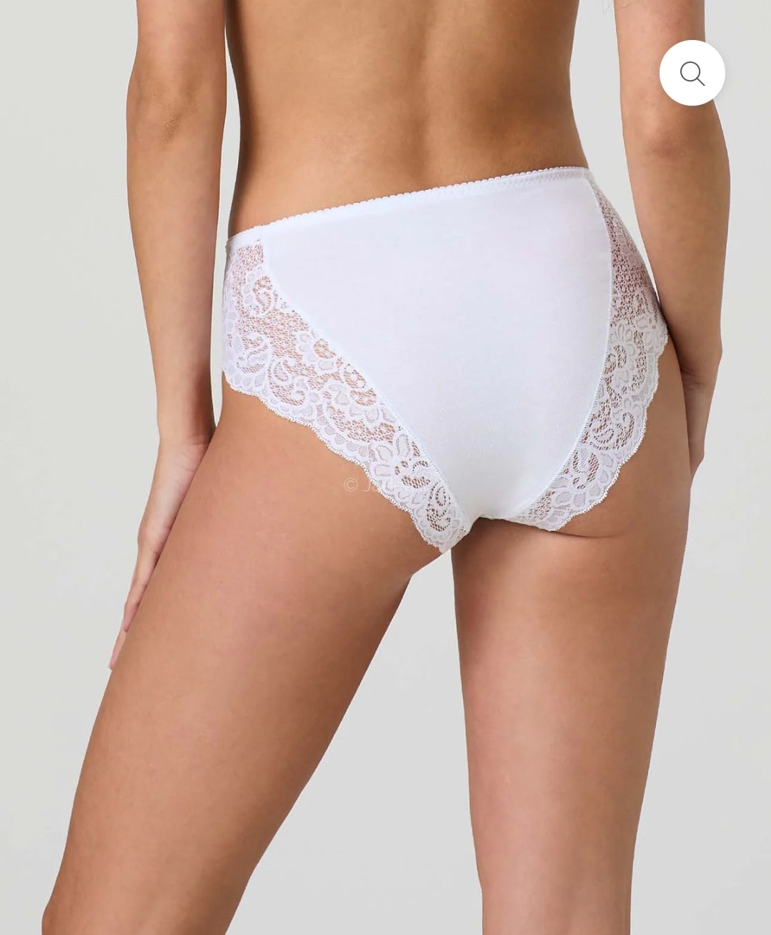 SLIP JADEA art.530 | in cotone modal e pizzo