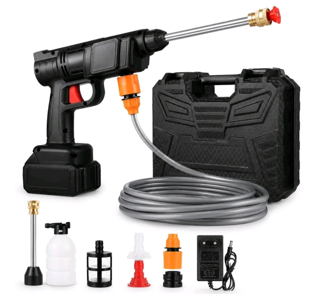IDROPULITRICE ELETTRICA| ad Alta Pressione portatile con 2 batterie da 48V