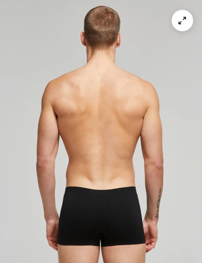 3 BOXER UOMO POMPEA|Seamless in confezione TOTAL BLACK