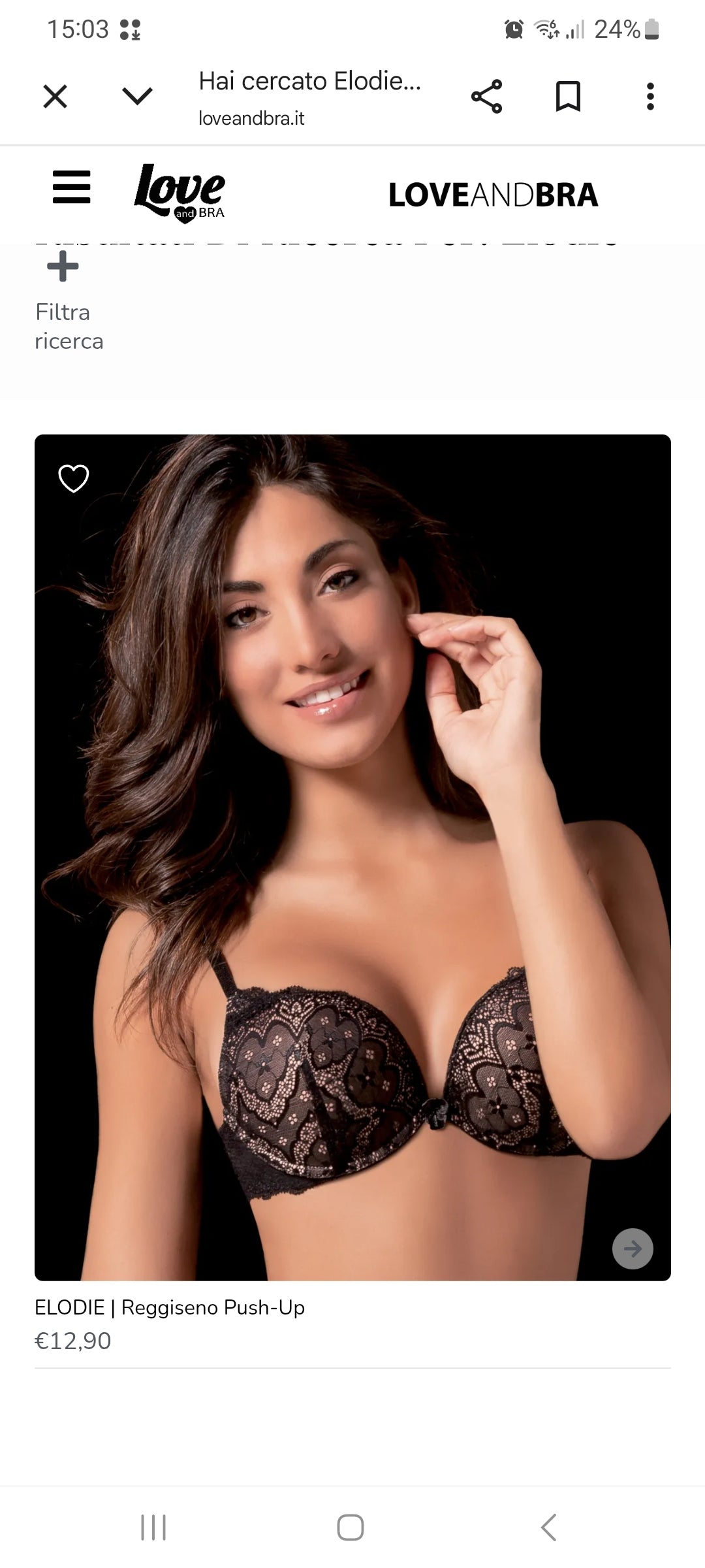 ELODIE | Reggiseno Push-Up